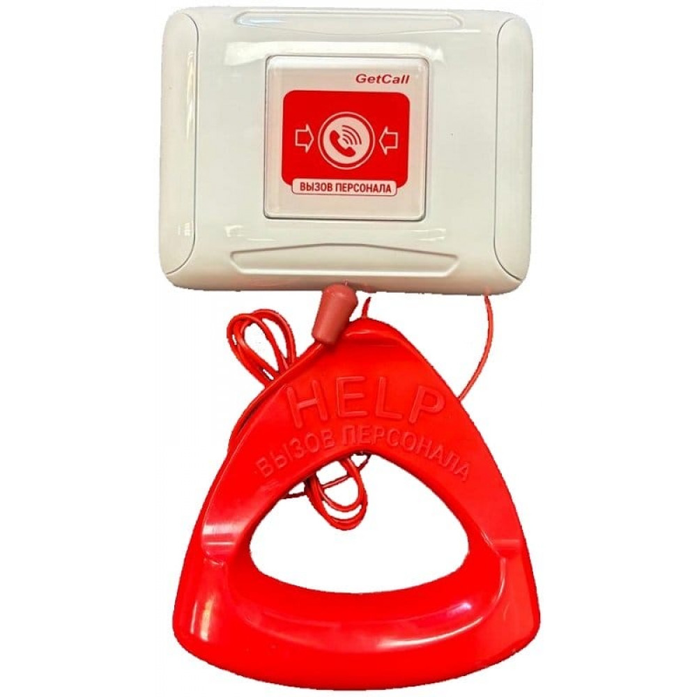 GC-0423W2. Проводная влагозащищенная кнопка со шнуром. GETCALL