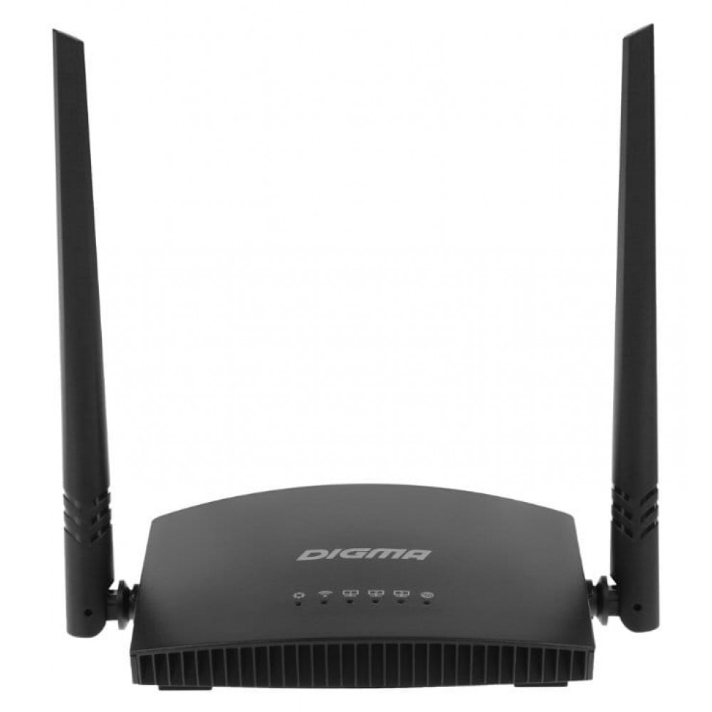 DWR-N301 N300 10/100BASE-TX черный. Роутер беспроводной. Digma