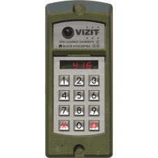 БВД-416FCBE2. Блок вызова домофона. VIZIT