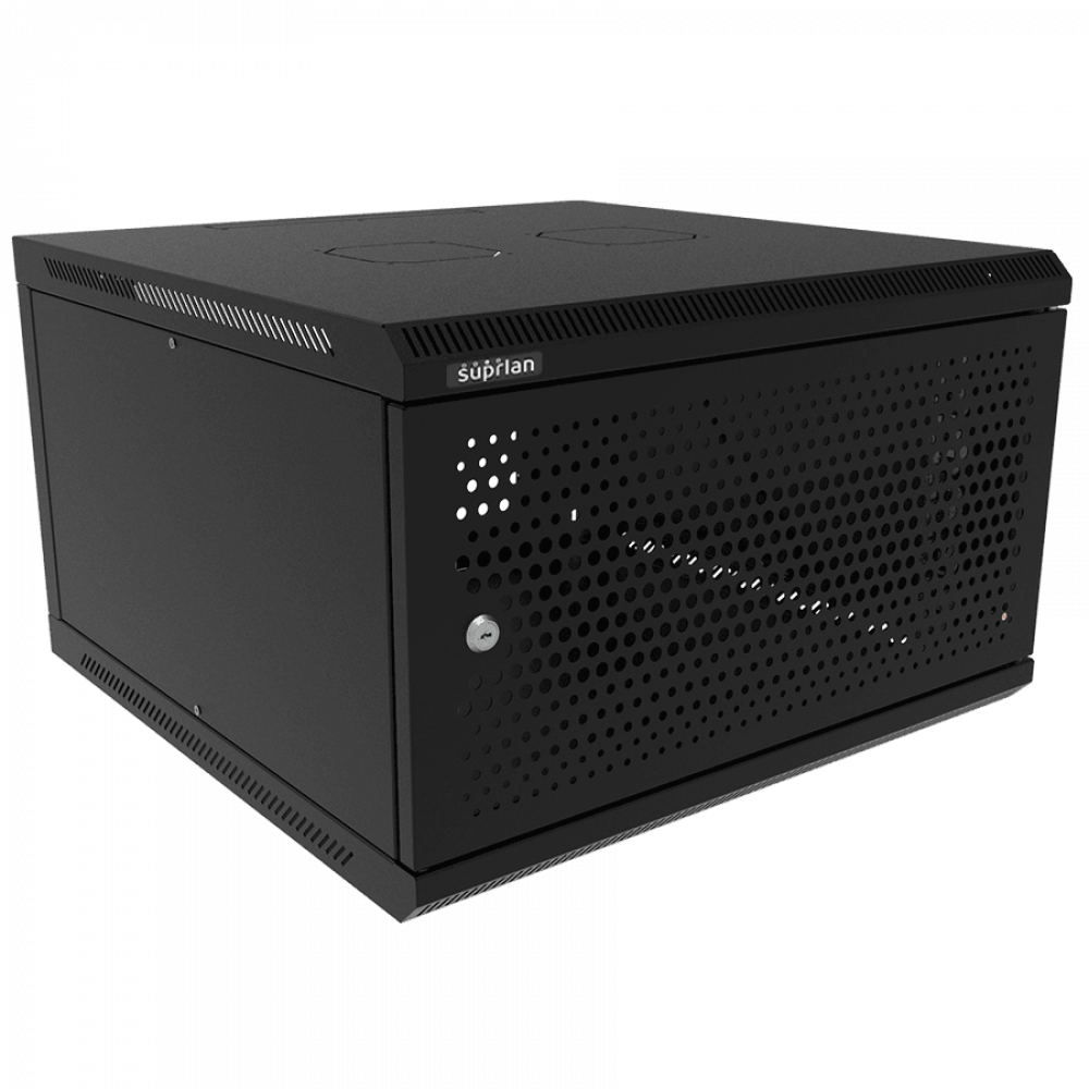 ТВС-6U-600-600-ПР-9005 (05-2068-B). Шкаф настенный телекоммуникационный. SUPRLAN