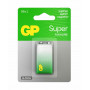 GP Super Alkaline 9V Крона (GP 1604AA21-5CRSBC1), БЛИСТЕР. Алкалиновая батарейка. GP Batteries