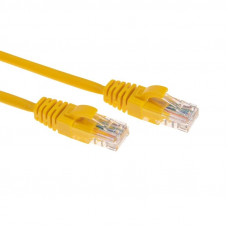 Патч-корд U/UTP, CAT 5e, RJ45-RJ45, 26AWG, LSZH, желтый, 3м  REXANT (02-0105-3). Патч-корд UTP. Rexant