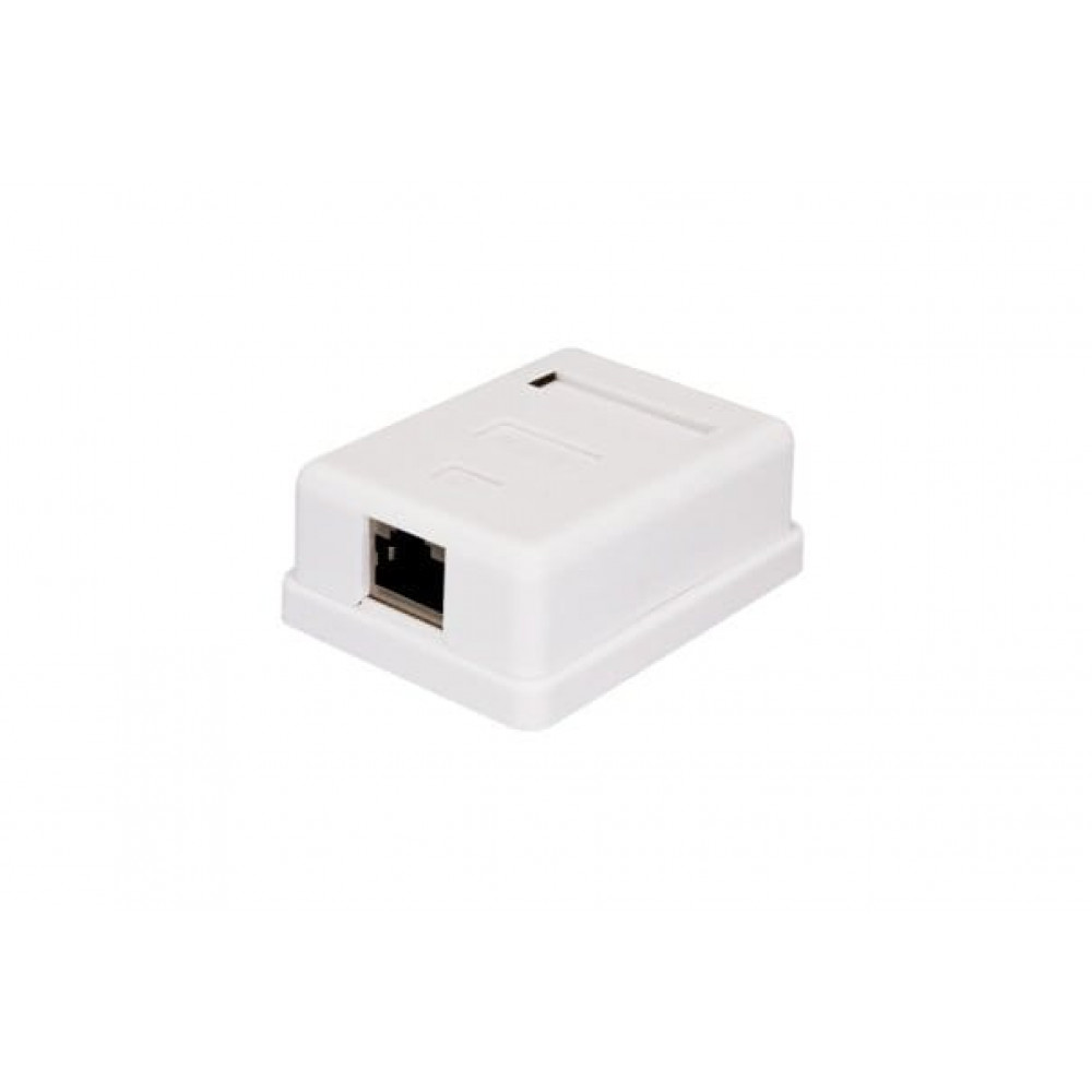 Компьютерная розетка 8P8C (RJ-45), UTP, Cat.5e, 1 порт (10-0307-1). Компьютерная розетка. SUPRLAN