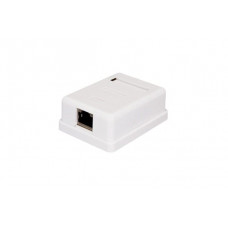 Компьютерная розетка 8P8C (RJ-45), UTP, Cat.5e, 1 порт (10-0307-1). Компьютерная розетка. SUPRLAN