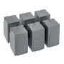 Комплект клеммных крышек для рубильников TwinBlock 160-250А (6 шт) (tb-cvrshort-6-160-250). Клемные крышки для рубильника. EKF