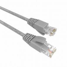 Patch-cord ParLan U/UTP Cat 5e ZH 4х2х0,60 Flex RJ45-RJ45 GY 3m. Патч-корд UTP. Паритет