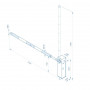PERCo-GF13. Тумба автоматического шлагбаума. PERCo