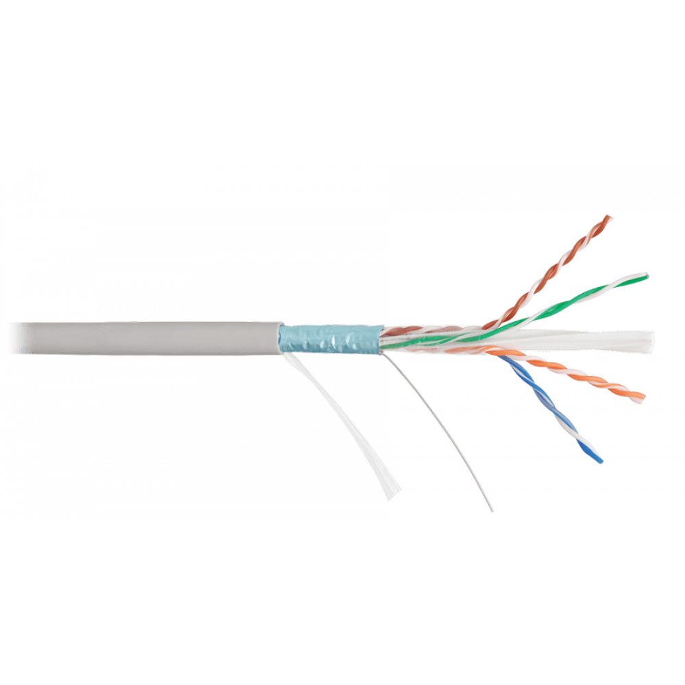 F/UTP 4pair, Cat6, Solid, In, нг(А)-HF (NMC 4240C-GY). Кабель «витая пара» (LAN) для структурированных систем связи. NIKOMAX