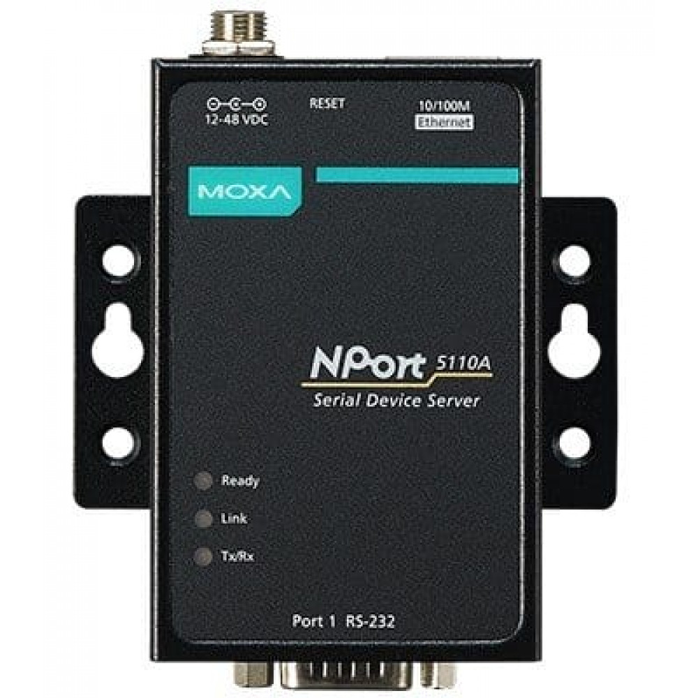 NPort 5110A. 1-портовый асинхронный сервер. MOXA