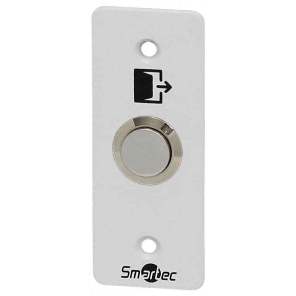 SP-EX143-WT. Кнопка металлическая, врезная. Smartec