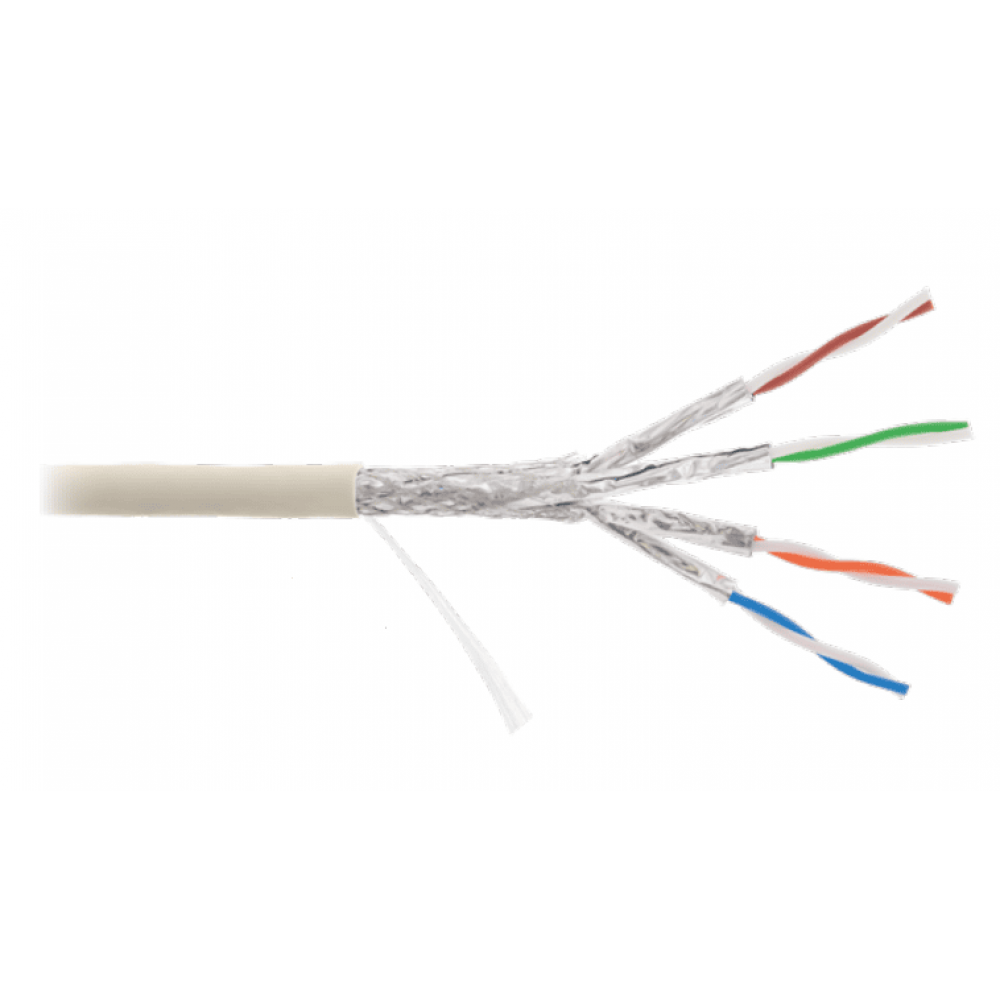 S/FTP 4pair, Cat7a, Solid, In, нг(А)-LSLTx (NMC 4575L-IY). Кабель «витая пара» (LAN) для структурированных систем связи. NIKOMAX