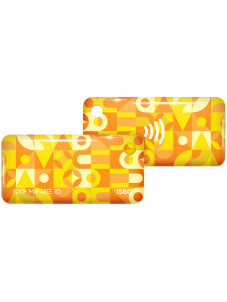 Бесконтактный брелок<br /> RFID-Брелок ISBC Mifare ID 4 byte nUID (желтый)