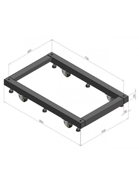 Основание для стойки<br /> ORV-BSM-600 Основание для стойки<br /> ORV-BSM-600