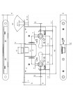 Замок электромеханический<br /> TESA CF6SIRSR9ICE