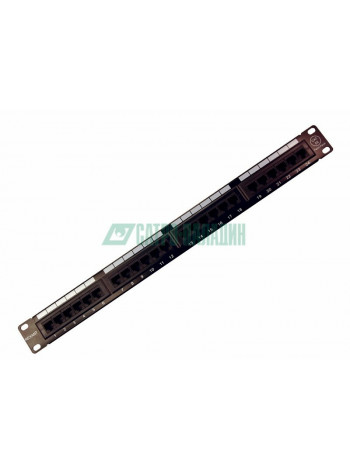Патч-панель<br /> Патч-Панель 24 гнезда  RJ-45  CAT5e 19