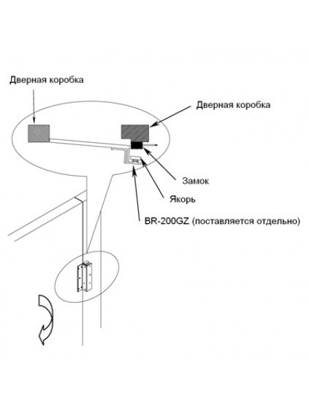 Уголок монтажный Z-образный<br /> BR-200GZ