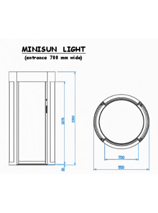 Шлюзовая кабина<br /> MINISUN  light