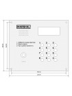 Вызывная аудиопанель<br /> CD-2255-TM-W Евростандарт