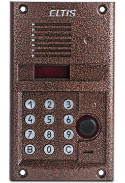 Вызывная видеопанель<br /> DP300-RDC24 (медь)
