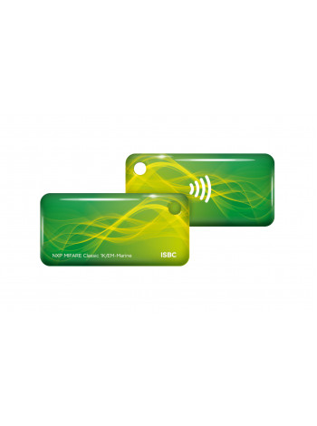 Бесконтактный брелок<br /> RFID-Брелок ISBC Em-marine+Mifare Classic 1K (зеленый)