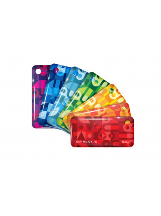 Бесконтактный брелок<br /> RFID-Брелок ISBC Mifare ID 4 byte nUID (красный)