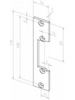 Планка ответная<br /> EFF-EFF 10640-01