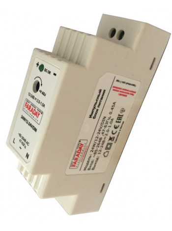 Источник питания<br /> 24W/12-24V/DIN