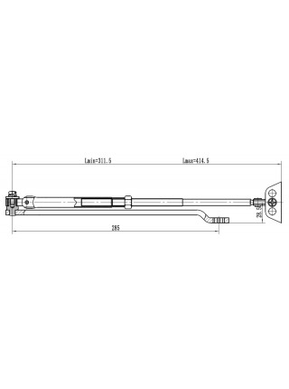 Рычажная тяга<br /> VIZIT Рычаг-503 LONG Рычажная тяга<br /> VIZIT Рычаг-503 LONG