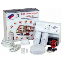 Комплект охранной сигнализации<br /> GSM сигнализация ИПРо-6 для дома