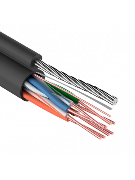 Витая пара<br /> Кабель UTP 4PR 24AWG CAT5e OUTDOOR + TR-FG8 (трос) 305м OptimLAN Витая пара<br /> Кабель UTP 4PR 24AWG CAT5e OUTDOOR + TR-FG8 (трос) 305м OptimLAN