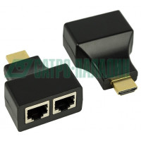 Удлинитель интерфейса<br /> HDMI удлинитель по витой паре (8p8c) REXANT (17-6916)