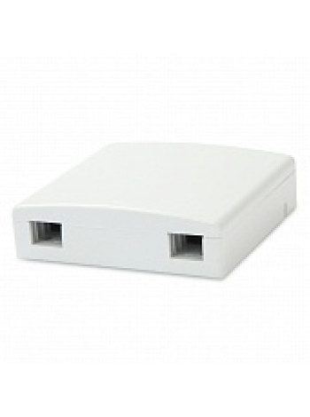 Оптическая абонентская розетка<br /> FO-WB86-FTTH-2UN-WH