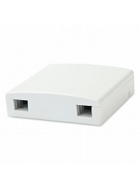 Оптическая абонентская розетка<br /> FO-WB86-FTTH-2UN-WH