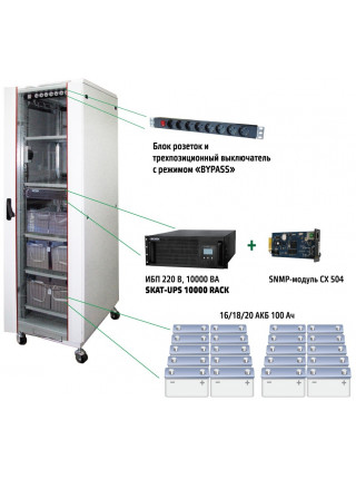 Комплекс БП<br /> SKAT-UPS 10000 SNMP Комплекс БП<br /> SKAT-UPS 10000 SNMP