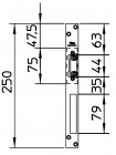 Планка ответная<br /> Viro 7755.1092.0.78