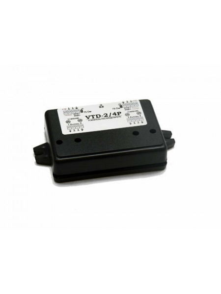 Разветвитель видеосигнала<br /> VTD-2/4P AHD Разветвитель видеосигнала<br /> VTD-2/4P AHD