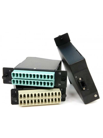 Волоконно-оптическая кассета<br /> FO-CSS-W120H32-503-2MTPM-24LC-AQ