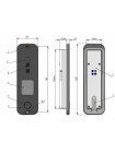 Вызывная видеопанель<br /> JSB-315.2 PAL (золото)