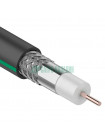 Кабель<br /> Кабель SAT 703 B, Cu/Al/Al, (75%), 75 Ом, черный OUTDOOR 100м PROconnect (01-2436-1)