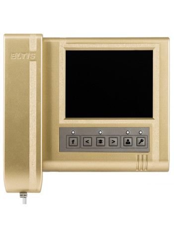 Монитор видеодомофона<br /> ELTIS VM500-5.1CLM (RAL 1036, золотистый металлик)