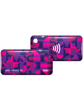 Бесконтактный брелок<br /> RFID-Брелок ISBC Mifare ID 4 byte nUID (фиолетовый)