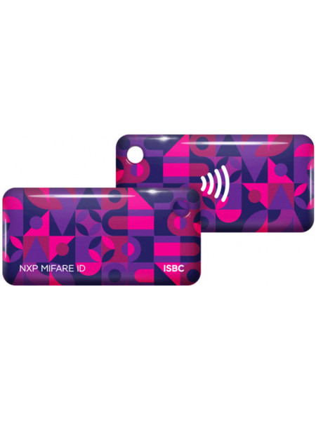 Бесконтактный брелок<br /> RFID-Брелок ISBC Mifare ID 4 byte nUID (фиолетовый)