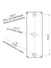 Вызывная видеопанель<br /> JSB-400.0 AHD (хром)